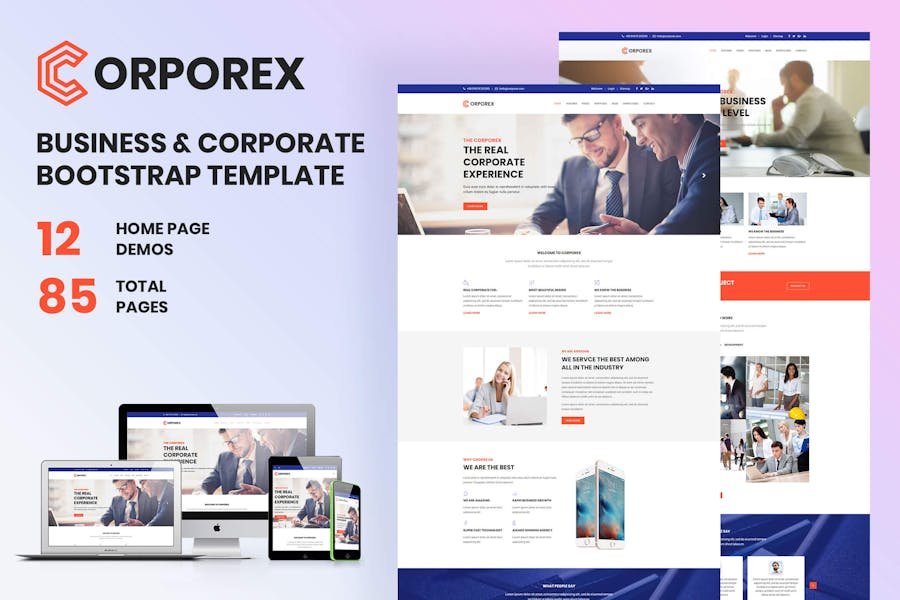 Corporex - Business & Corporate Bootstrap Template 1 Corporex - Business & Corporate Bootstrap Template
