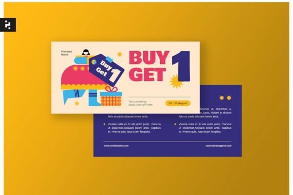 Creative Modern Promo Voucher