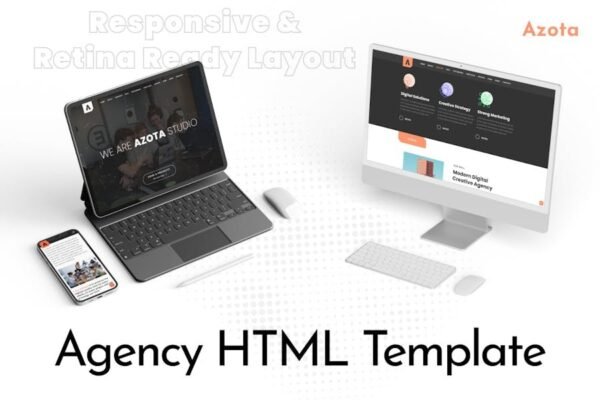 Digital Agency HTML Template - Azota