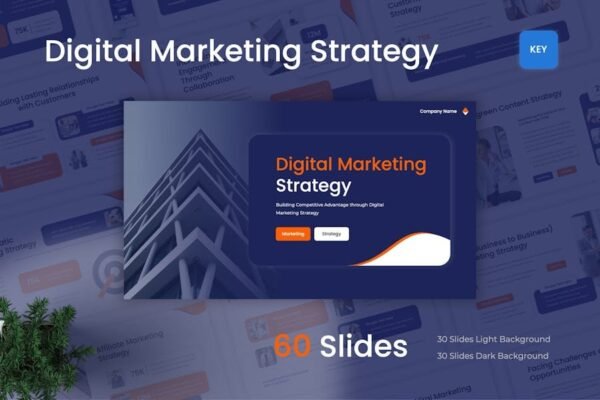 Digital Marketing Strategy Keynote Template