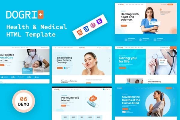 Dogri - Health & Medical Center HTML Template