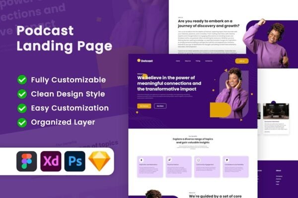 Dotcast - Podcast Landing Page