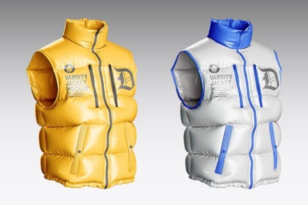 Down Vest Mockup