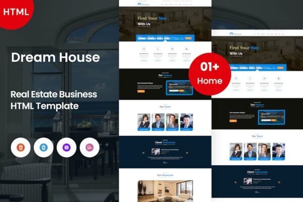 Dream House  Real estate HTML template