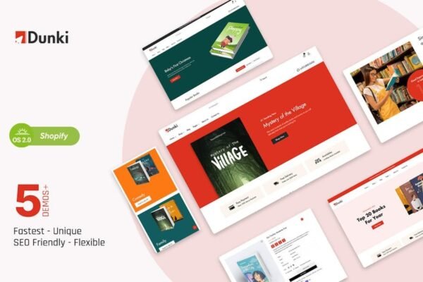 Dunki - Book Store Shopify Theme