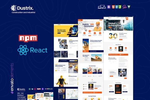 Dustrix - Construction & Industry React Template