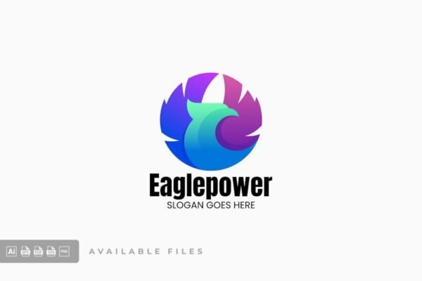 Eagle Gradient Colorful Logo
