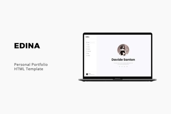 Edina - Personal Portfolio Template