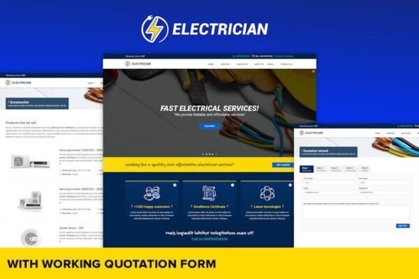 Electrician - Site Template