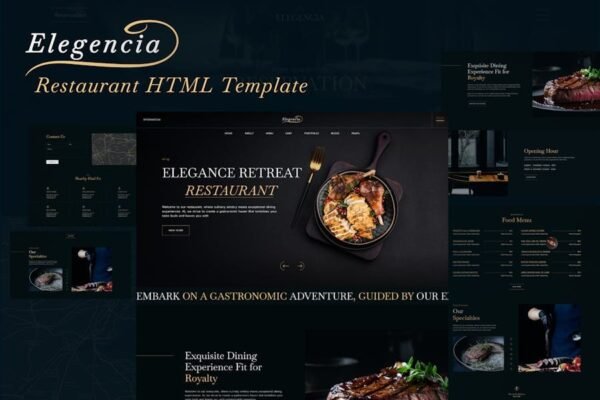 Elegencia - Royale Restaurant HTML5 Template