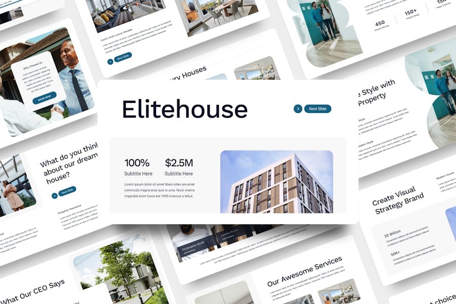 Elitehouse - Real Estate Keynote Template 1 Elitehouse - Real Estate Keynote Template