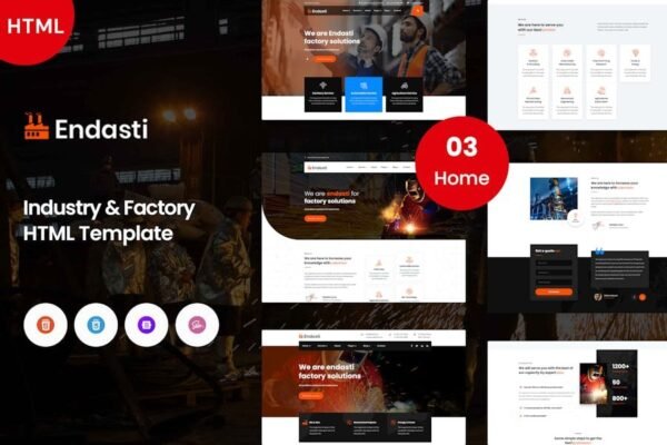 Endasti - Industrial Industry & Factory