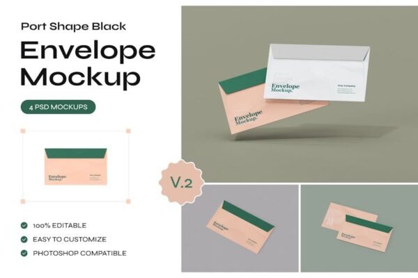 Envelope Mock-ups Template