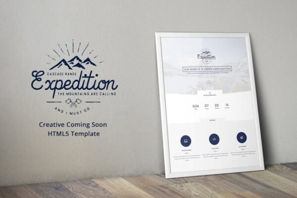 Expedition - Creative Coming Soon HTML5 Template