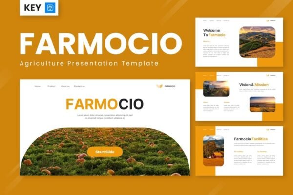 Farmocio - Agriculture Keynote Templates