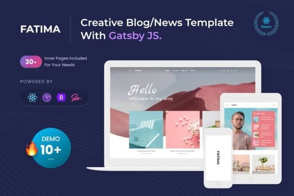 Fatima - Gatsby Blog Template