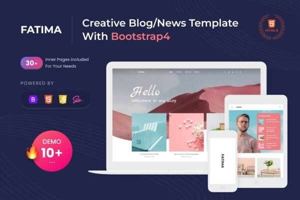 Fatima - Personal Blog Template