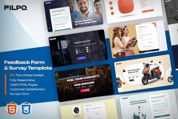 Filpo - Feedback Form & Survey Template