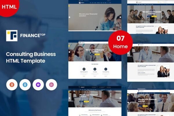 Finance Top - Consulting & Business Template