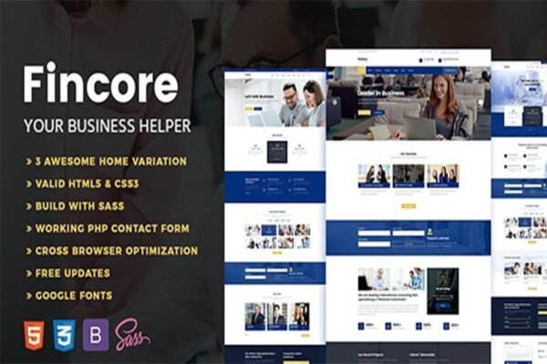 Fincore - Consulting & Business Template