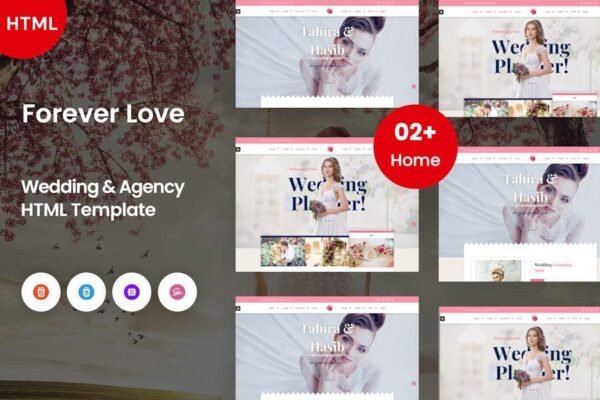 Forever Love - Wedding & Agency HTML Template