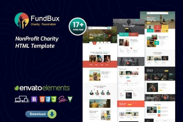 FundBux - Charity & Fundraise HTML Template