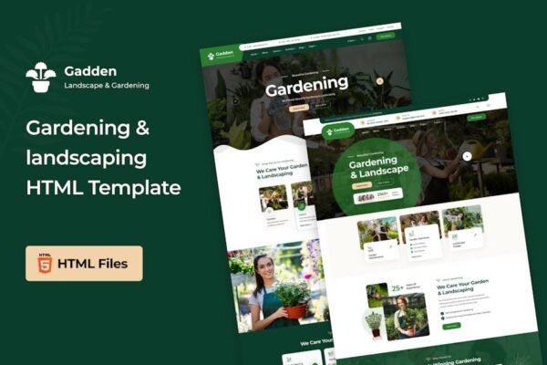 Gadden - Garden & Landscaping HTML Template