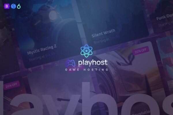 Game Hosting React NextJs Template - Playhost