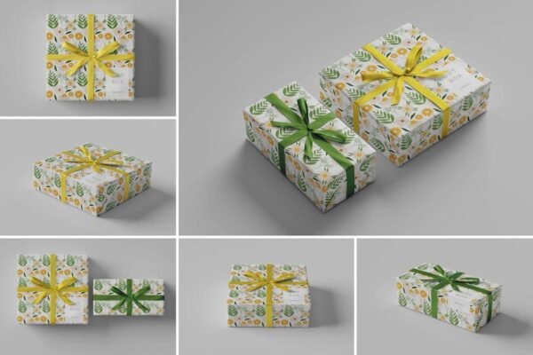 Gift Box Mockup