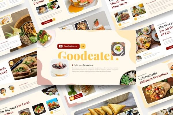 Goodeater - Food Keynote Template