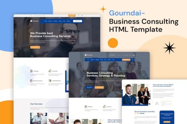 Gourndai - Business Consulting HTML Template