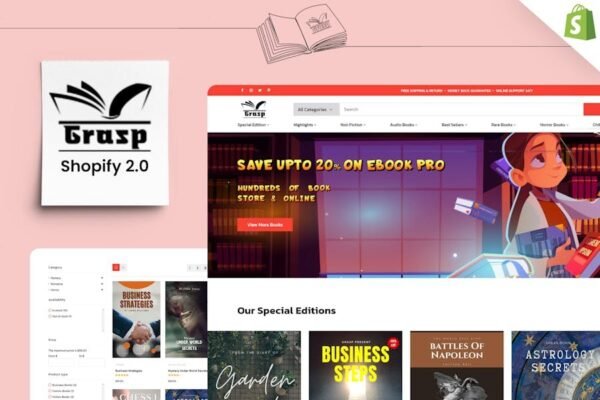 Grasp - Shopify Book Store Theme