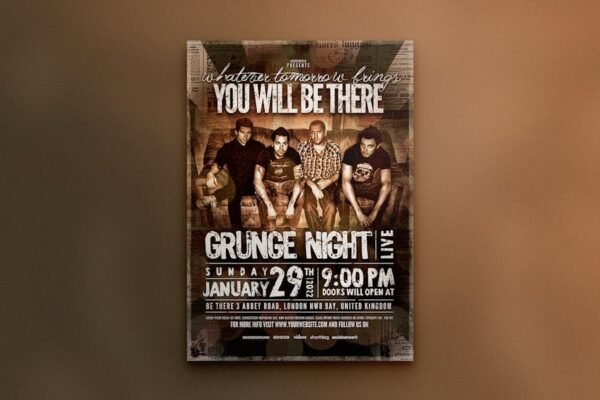 Grunge FlyerPoster Vol. 3