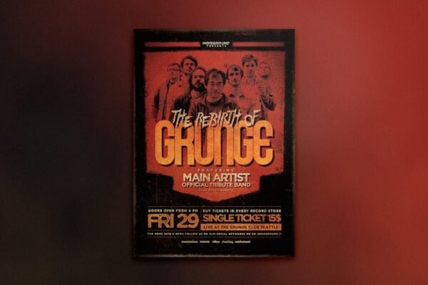 Grunge FlyerPoster Vol. 4