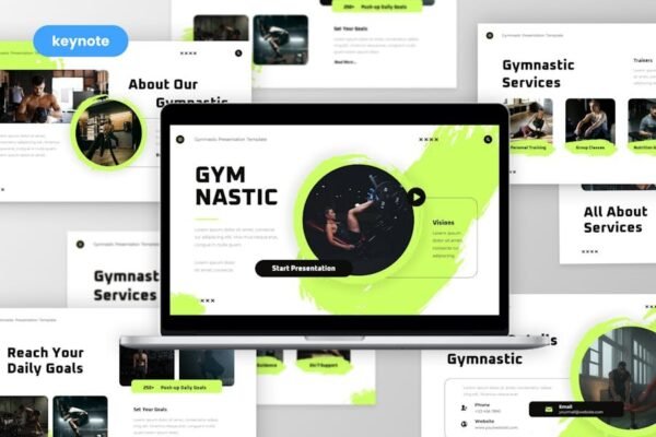 Gymastic - Gym Keynote Template