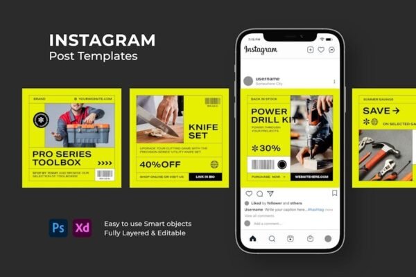 Hardware Store Social Media Template