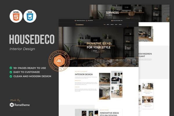 Housedeco - Interior Design HTML Template