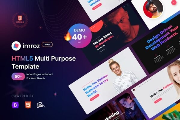 Imroz - Agency and Portfolio Template