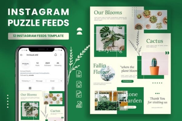 Instagram Puzzle - Plant