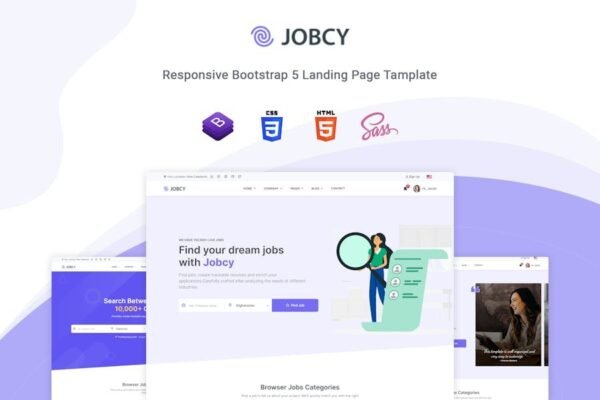 Jobcy - Job Board HTML Template