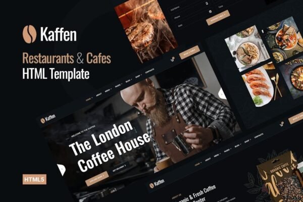 Kaffen - Restaurant & Cafe Template