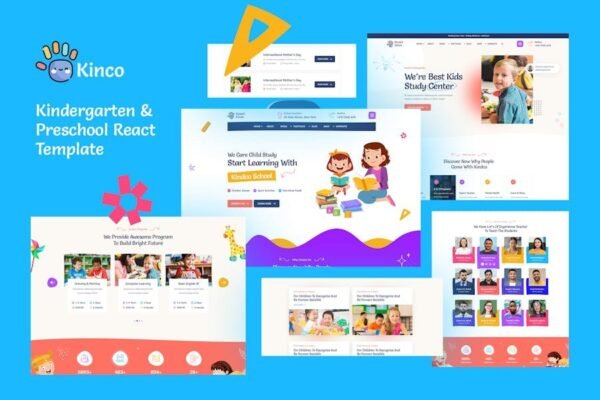 Kinco - Day Care & Kindergarten React Template