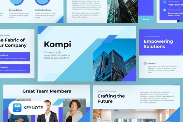 Kompi - Company Profile Keynote Template