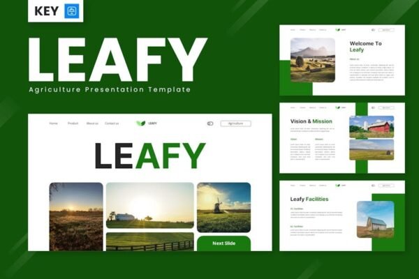 Leafy - Agriculture Keynote Templates