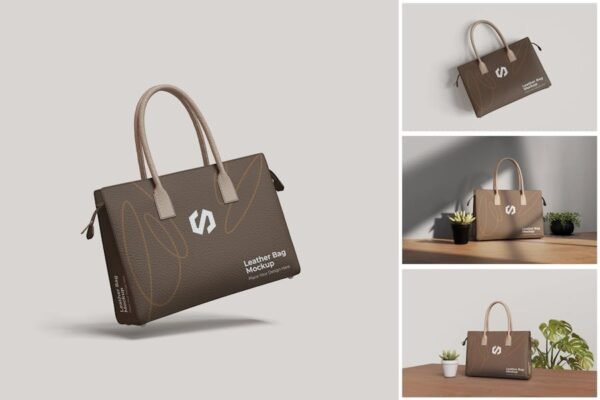 Leather Bag Mockup
