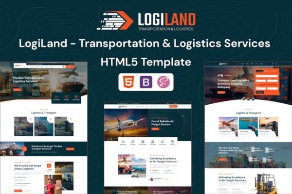 LogiLand - Transportation & Logistic HTML Template