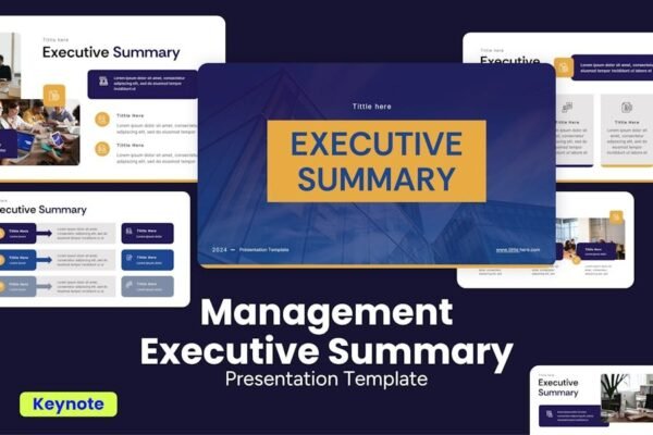 Management Executive Summary - Keynote Template