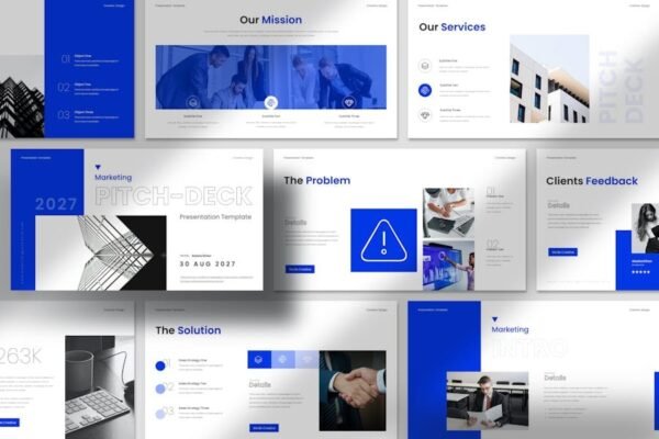 Marketing Pitch-Deck Keynote Template