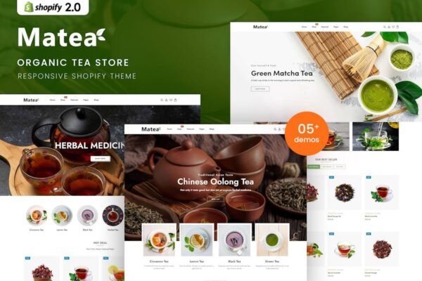 Matea - Organic Tea Store Shopify 2.0 Theme