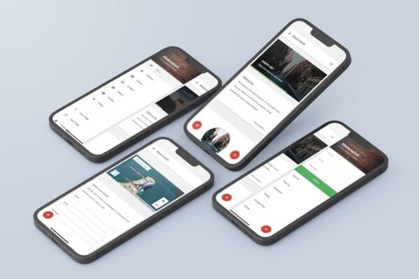 Materialish  Mobile Website Template